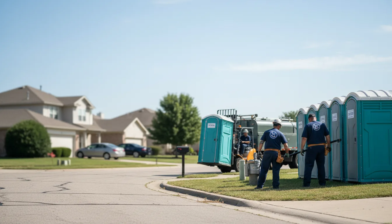 Porta Potty Rental in Romeoville, IL near me